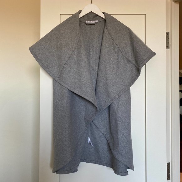 Pink Stitch Draped Vest Size 2 - Picture 2 of 3